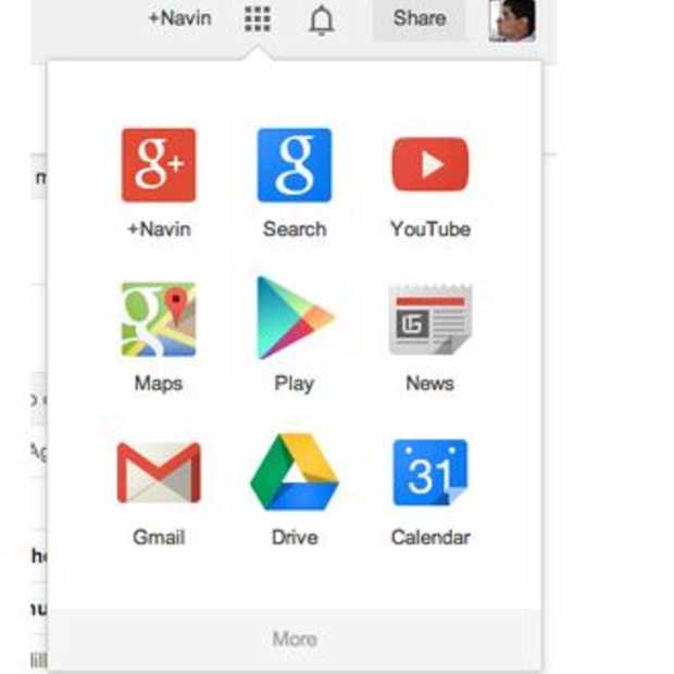 Google wijzigt haar producten toolbar