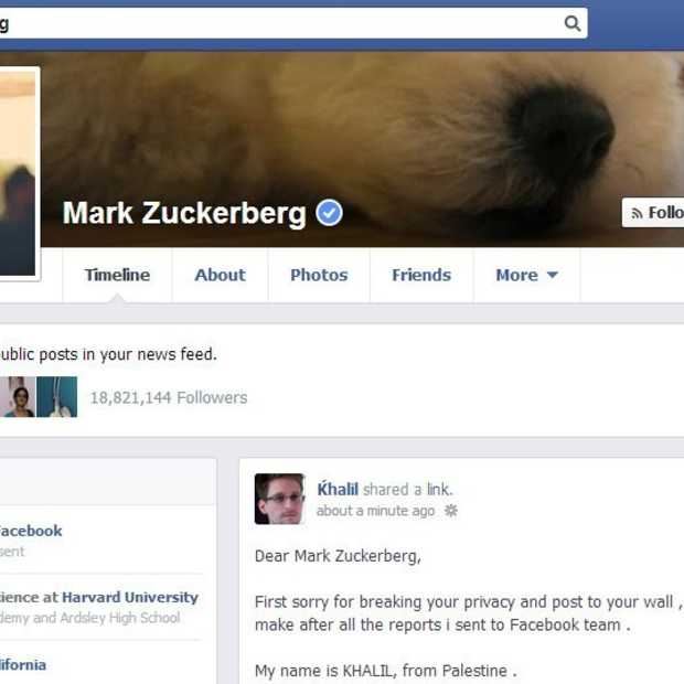 Hacker hackt FB-account van Mark Zuckerberg