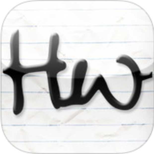 Handgeschreven font app voor de iPhone