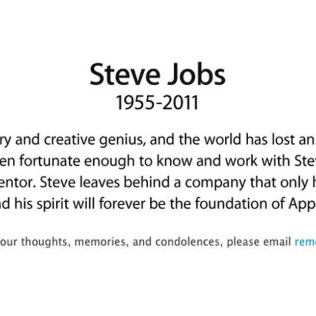 Heel de wereld rouwt om het overlijden van Steve Jobs