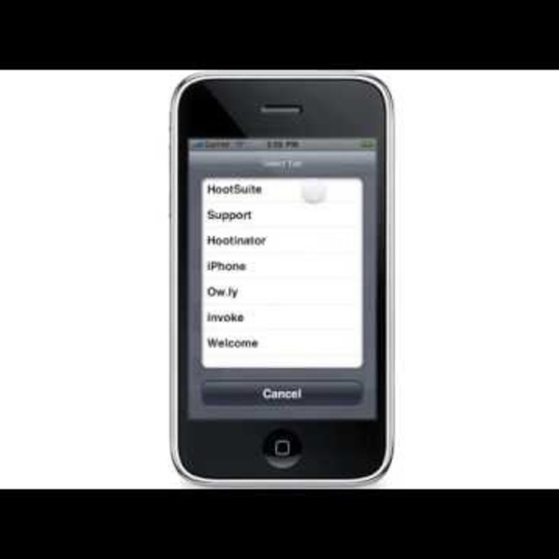 HootSuite iPhone App demo