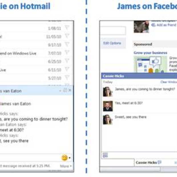 Hotmail's Facebook Chat feature nu overal beschikbaar