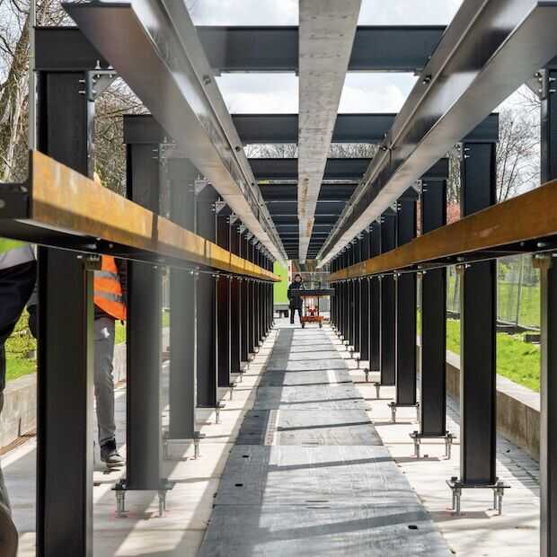 Hyperloop zweeft nu over de campus van TU Delft