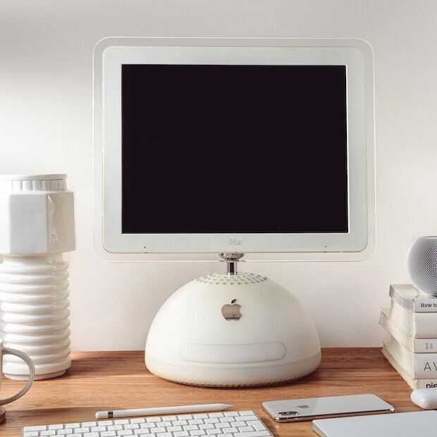 iMac G4 geüpgraded tot een iMac M1