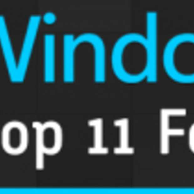 Infographic: Top 11 functies van Windows 8