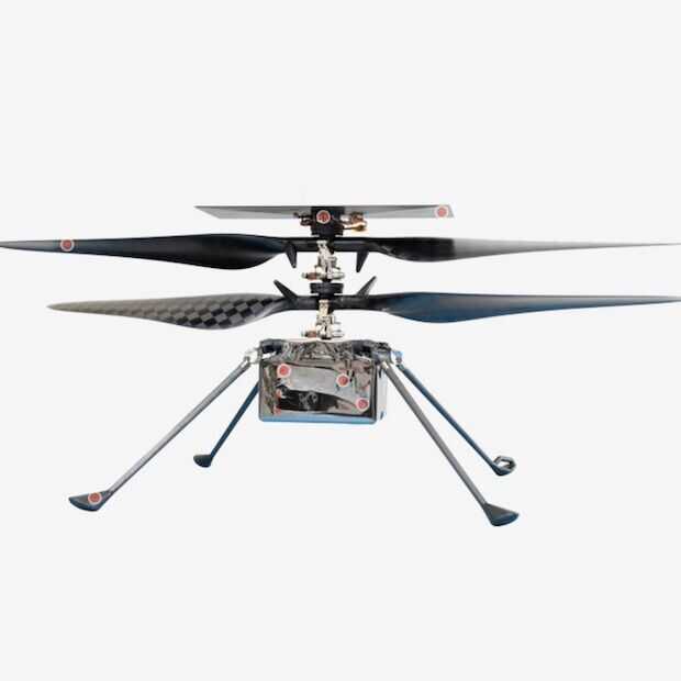 Kilometerteller Marshelicopter Ingenuity op 3,44