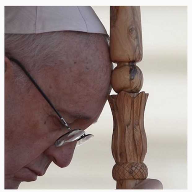 Paus Franciscus heeft een eigen Instagram-account, zijn eerste foto's