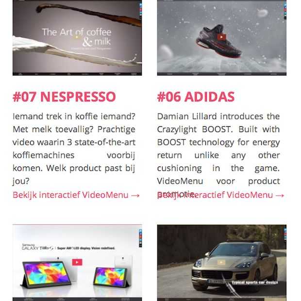 50i INTERACTiVE maakt deze hele maand iedere dag een interactieve video van een bekend merk
