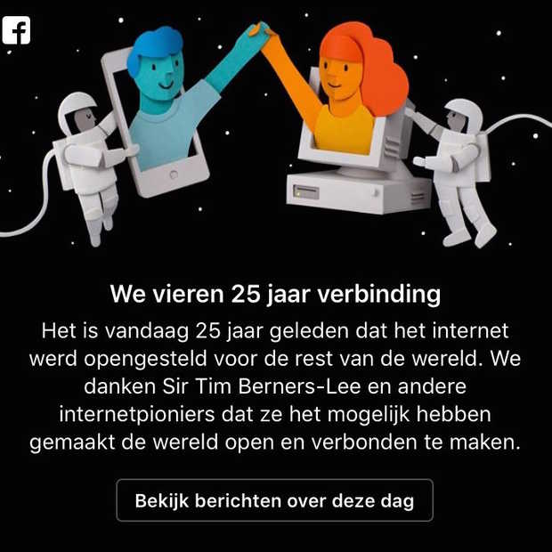 Het internet bestaat vandaag 25 jaar