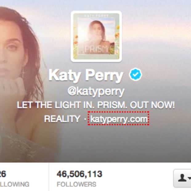 Katy Perry stoot Justin Bieber van Twitter-troon