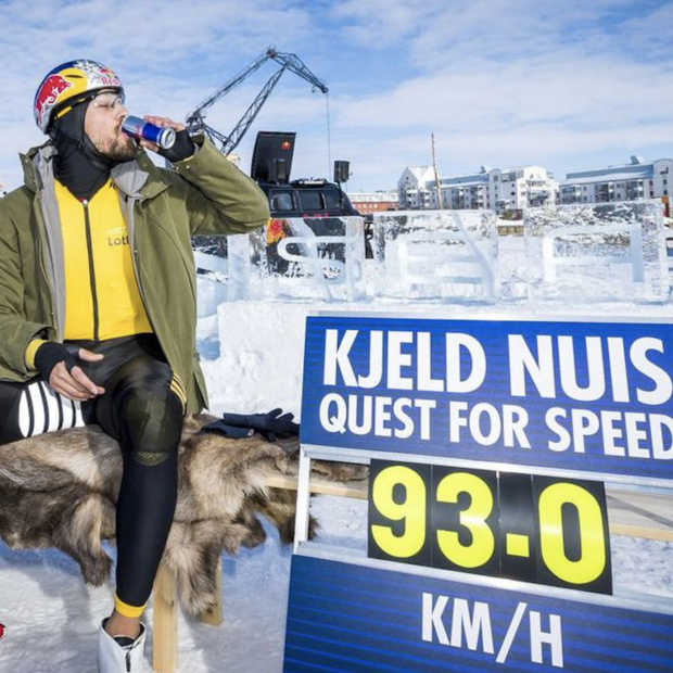 Kjeld Nuis met 93 km/u snelste man ter wereld op de schaats