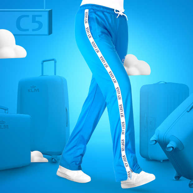 KLM komt met Jet Legs-trainingsbroek om comfortabel te reizen