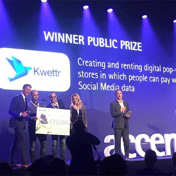 ​Kwettr wint Publieksprijs Accenture Innovation Awards 2016