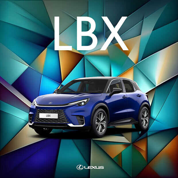 Een digitale AI-kunstervaring van Lexus met de nieuwe LBX
