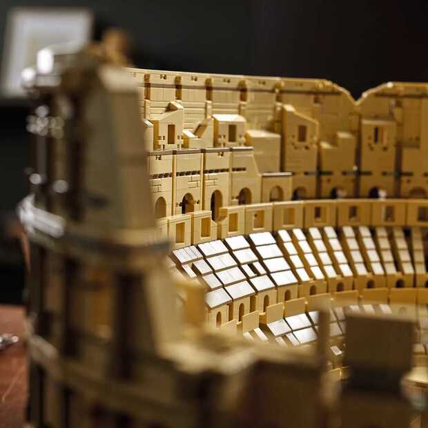 Het Colosseum is een van de grootste LEGO modellen ooit