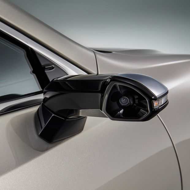De 2019 Lexus ES krijgt als eerste digitale achteruitkijkspiegels