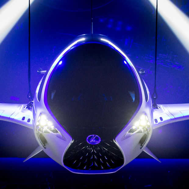 Het Lexus Skyjet ruimtevoertuig is serieus science-fiction
