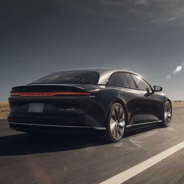 Productieversie Lucid Air: range 832 kilometer op één accu