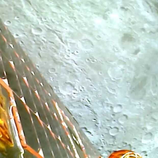 India’s maankarretje maakt foto van zuidpool van de maan