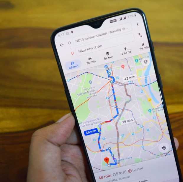 Google Maps wordt ook veel in de eigen stad gebruikt