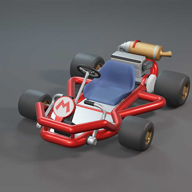 Vet: iemand maakt met drone semi-real-life Mario Kart na