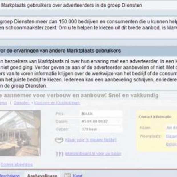 Marktplaats test met ‘aanbevelingen’