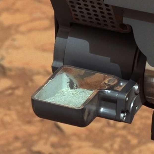 Mars Rover Curiosity toont eerste 'Drill Sample'
