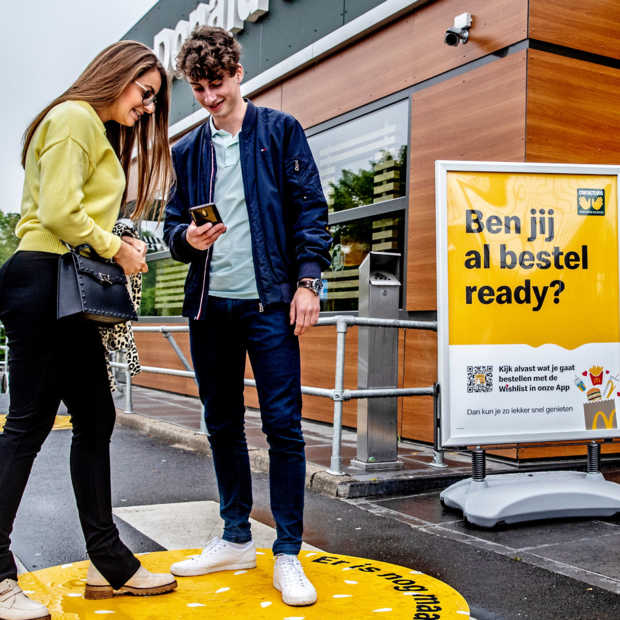 McDonald's richt proeflocatie in voor restaurant in anderhalvemetermaatschappij