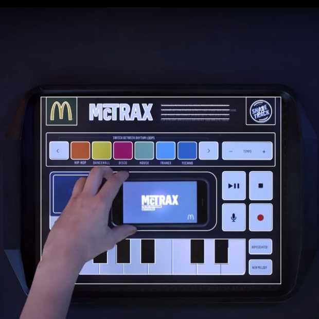 Cool: McDonald's ontwikkelt interactieve placemat McTrax