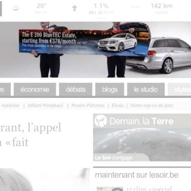 Mercedes-Benz introduceert de mobiele banner