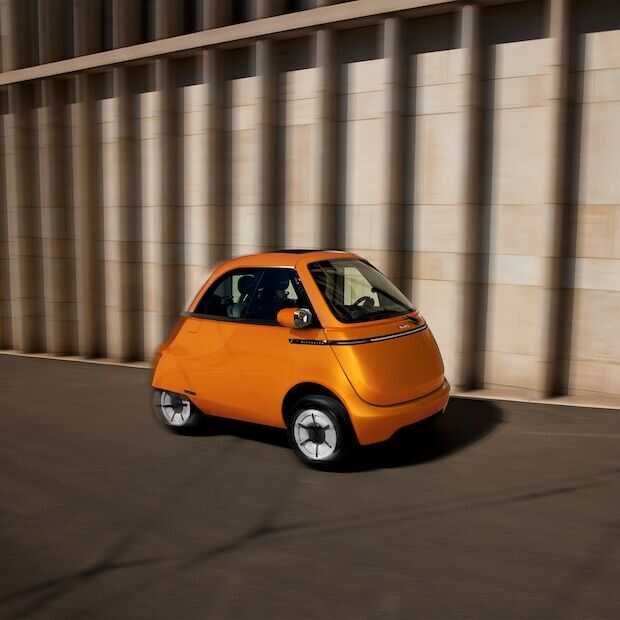 De elektrische Microlino bubblecar komt naar Nederland
