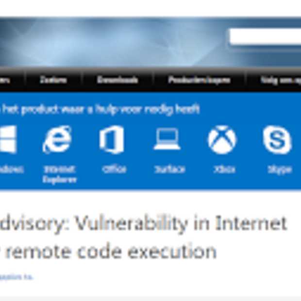 Microsoft waarschuwt gebruikers van Internet Explorer versie 6-11 voor beveiligingslek