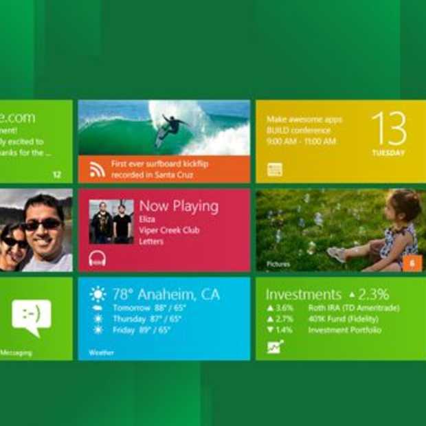 Microsoft Windows 8 komt er aan en oogt geweldig