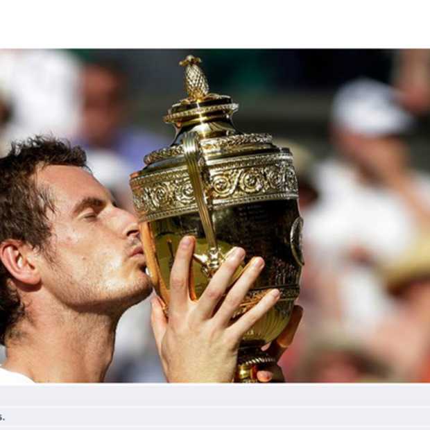 Murray en Wimbledon populair op Facebook