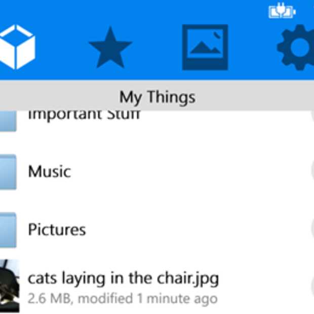 Mybox: Dropbox app voor Windows Phone 8