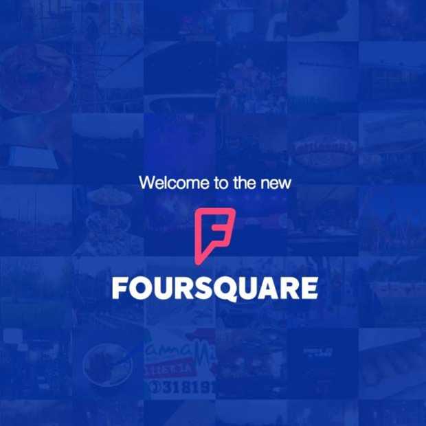 Dit is hem dan, de nieuwe Foursquare App