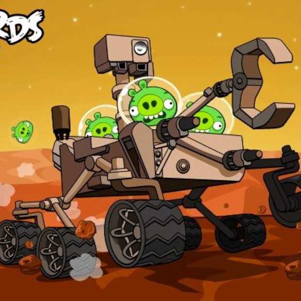 Nieuwe Angry Birds Space episode bevat NASA’s Curiosity Rover