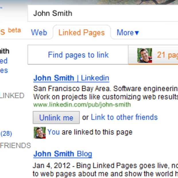 Nieuwe functie voor Bing: Linked Pages