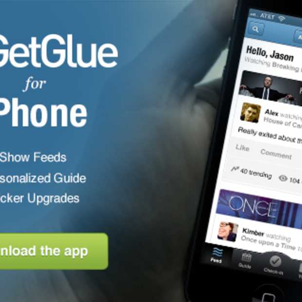 Nieuwe update GetGlue voor iPhone beschikbaar