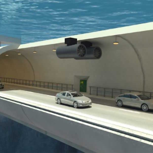 Noorwegen bouwt 's werelds eerste zwevende tunnel onder water