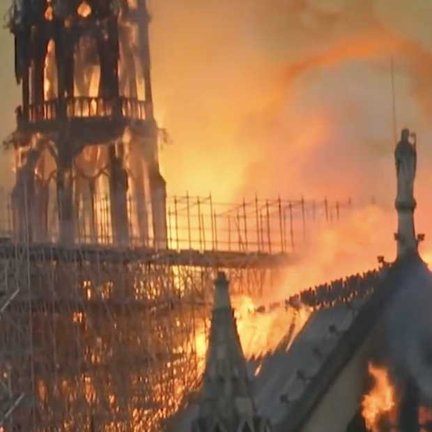YouTube zag livestreams van brand Notre Dame als nepnieuws