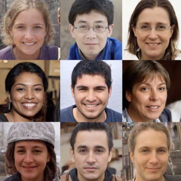 Nvidia AI ontwerpt mensen die niet bestaan