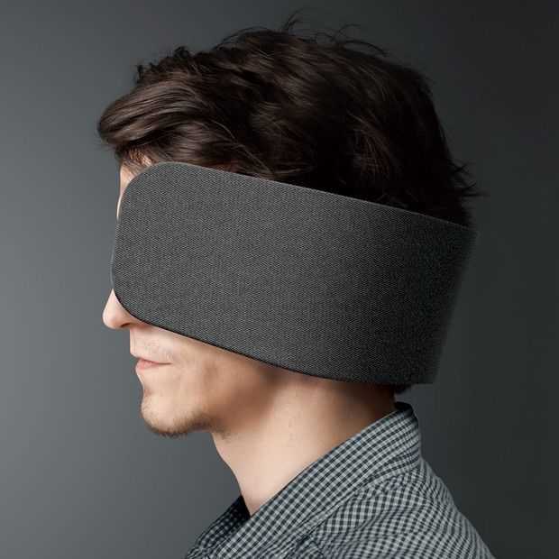 Geen grap: Panasonic designt oogkleppen voor op kantoor