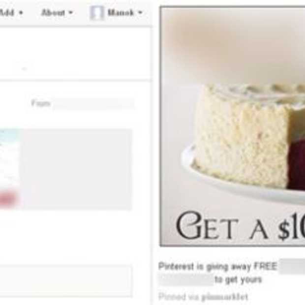 Ook scammers hebben Pinterest ontdekt
