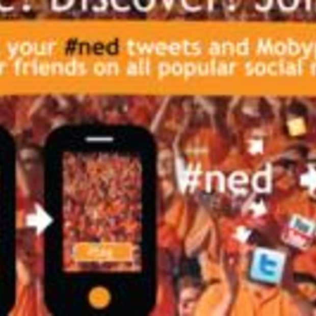 Oranjegekte fans, spelers en pers live te volgen via Mobypicture Mashup