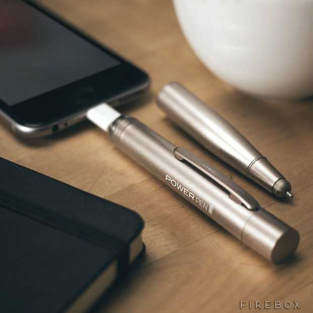 Hebben! Pen met ingebouwde smartphone batterij