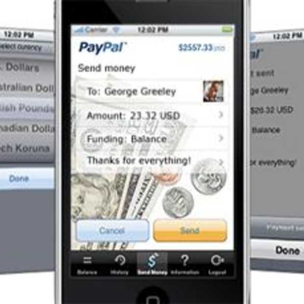 PayPal App is nu beschikbaar 