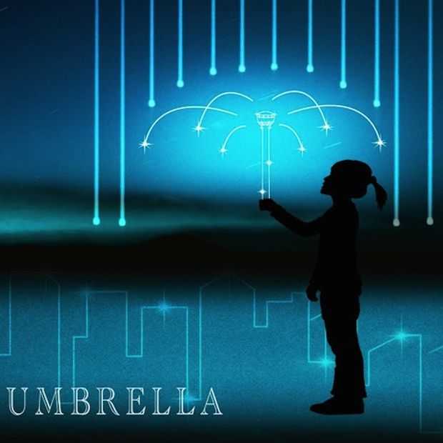 Deze paraplu beschermt je tegen de regen met lucht