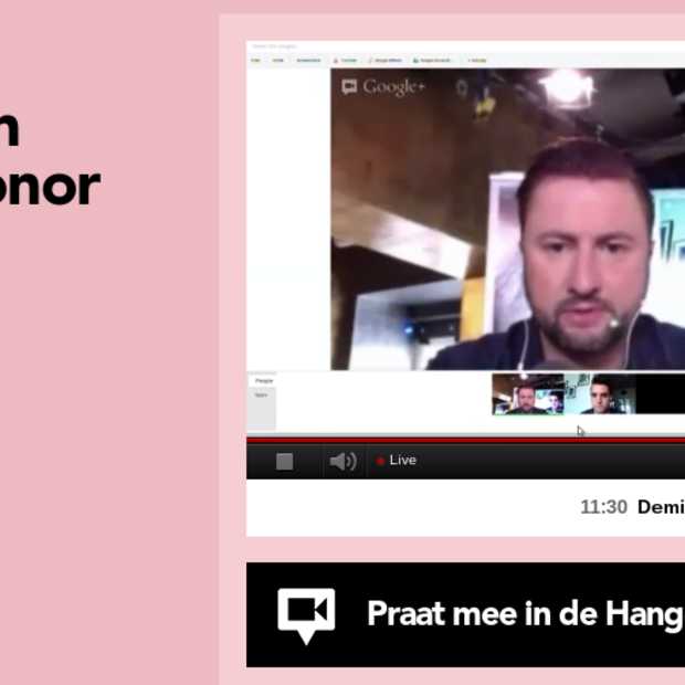 Praat met Dennis Weening over de Donorweek via een Google+ Hangout