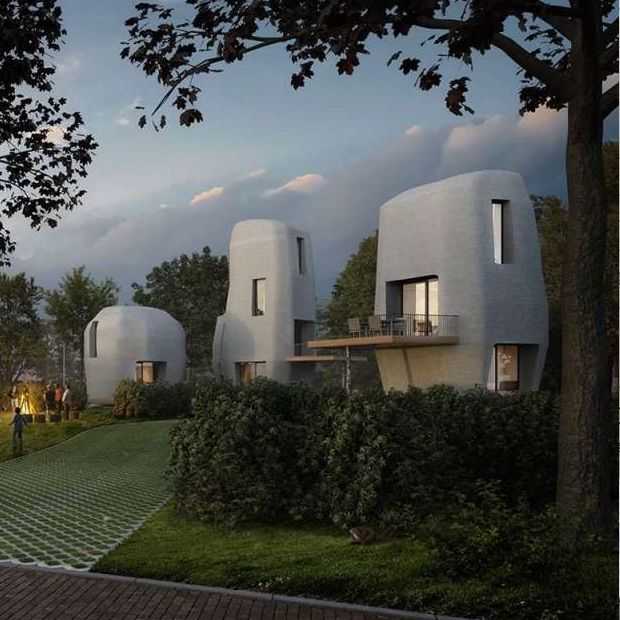 3D geprinte betonnen huizen in Eindhoven bewoonbaar